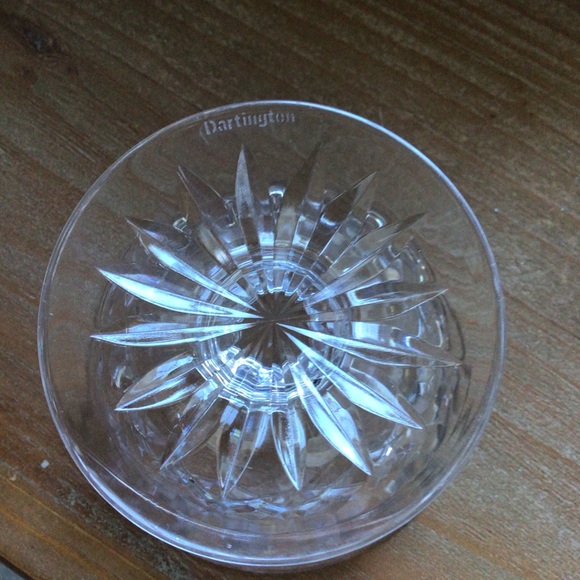 Dartington Hall Footed Crystal Bowl - Picture 5 of 6